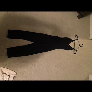 Black Pant Romper